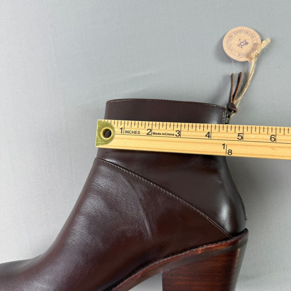 Sofft Aqua Marley Waterproof Leather Ankle Boots Womens 9M NWT Chocolate Brown - Picture 11 of 16
